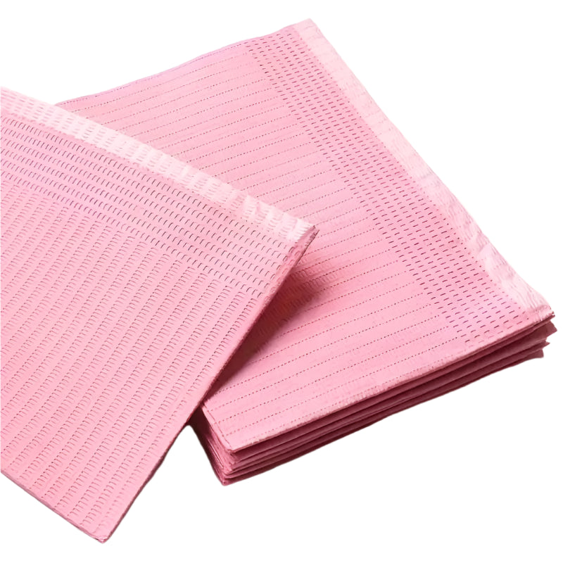 Pink Lap Towels | Pink Lap Cloth for Tattoo Station (50Pcs Box ) - Tattoo Boutique